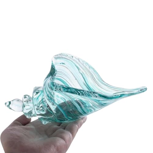 Sculpture coquillage en verre soufflé cadeau décoration