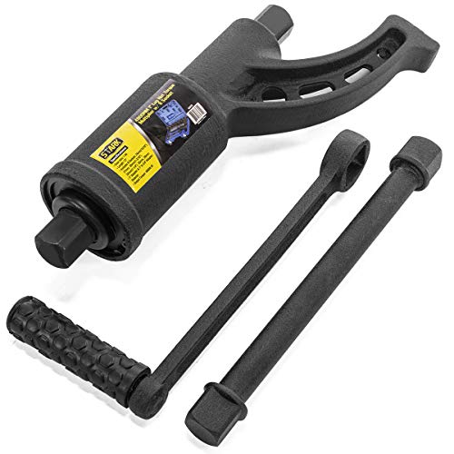XtremepowerUS 8-Pieces Heavy Duty Torque Multiplier Wrench Labor Saving Lug Nut Wrench Torque Multiplier Cr-v Socket (24mm to 38mm) for Semi Truck & RVs w/Case by XtremepowerUS - Image 3