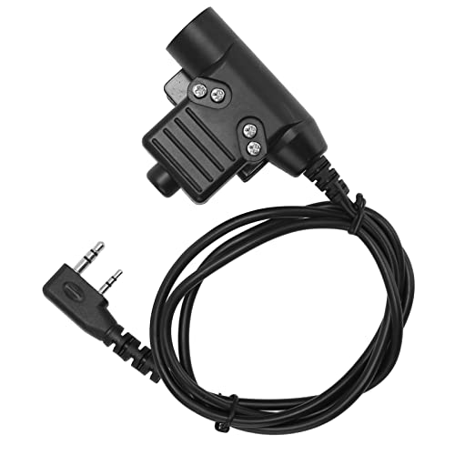 Cable PU con PTT antideslizante y adaptador U94 para radio bidireccional