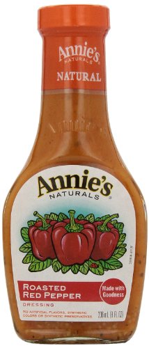 Annies Homegrown Roasted Red Pepper Vinaigrette, 8 Ounce