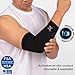 NUFABRX Elbow Sleeve for Pain Relief, Medicine-Infused Compression Sleeves for Women and Men with Tennis Elbow, Tendonitis and Arthritis
