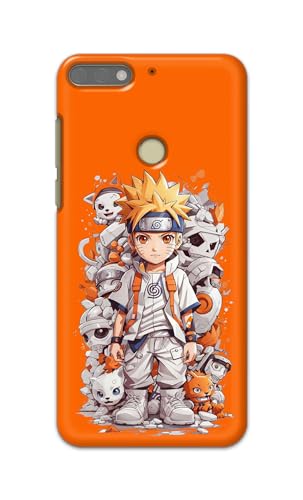 Image of Plastic Printfidaa Printed Hard Back Cover Case For Honor 7C | Huawei Y7 Prime 2018 | Huawei Y7 2018 | Nova 2 Lite Back Cover (Famous Anime Cartoon Character) -112, Multicolor
