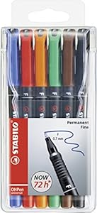 STABILO OHPen universal permanent fein 6er Pack