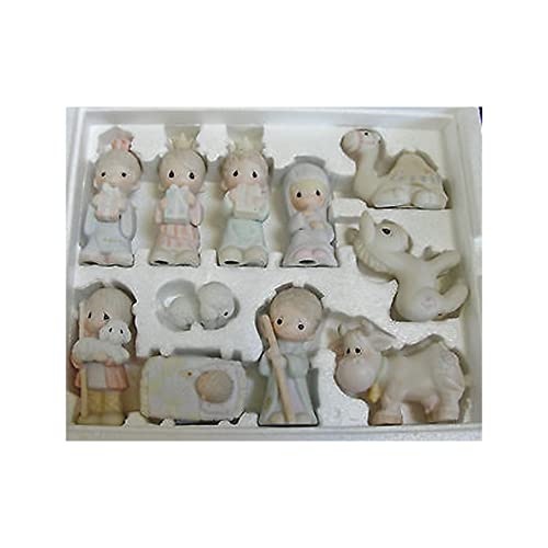 Precious Moments Mini Nativity Set E2395 - Come Let Us Adore Him
