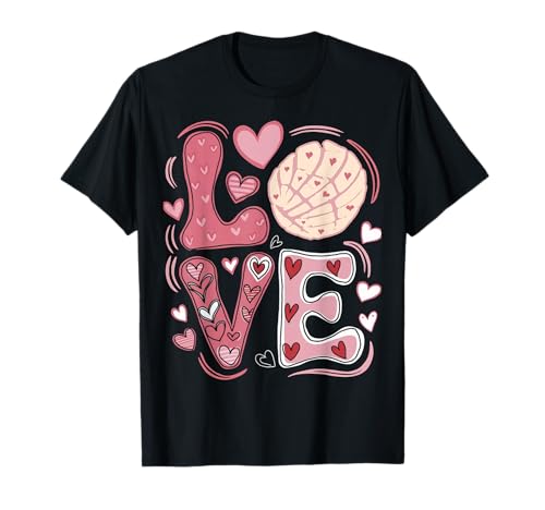 LOVE Latina Mexican Baked Concha Pastry Conchas T-Shirt