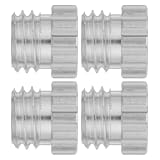 Cabilock 4 Stück Aluminiumgelenk für Nivellierinstrumente mit Stabiler Basis und Schneller Installation Drehbarer Adapter für Innen und Außenbau