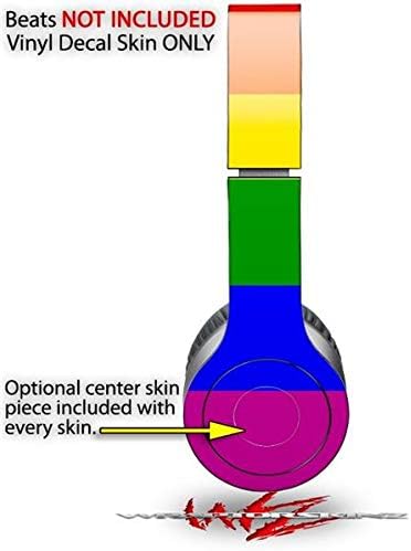 Skin Decal Wrap Works with Original Beats Solo HD Headphones Rainbow Stripes Skin Only (Headphones NOT Included)
