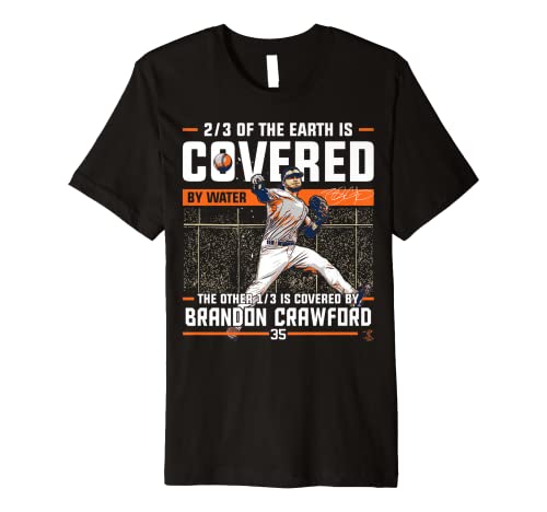 Brandon Crawford Covered By T-Shirt - Apparel