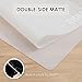 Foepoge 27.9” x 20” Extra Large Silicone Sheet for Crafts, Nonstick Silicon Mat for Resin, Epoxy Art Placemat for Jewelry Casting, Reusable Painting Pad, Heat Resistant Countertop Cover - Clear