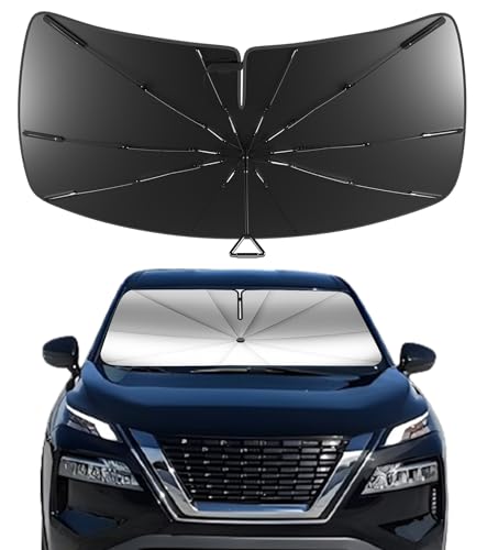Pigenius Windshield Sun Shade Umbrella for Nissan Rogue 2021-2025. Foldable Umbrella Sunshade with...