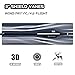 BOWSOUL 31Inch Carbon Arrows for Target Practice Hunting Arrow with Removable Tips for Compound & Recurve Bow(Pack of 12) (Black White)