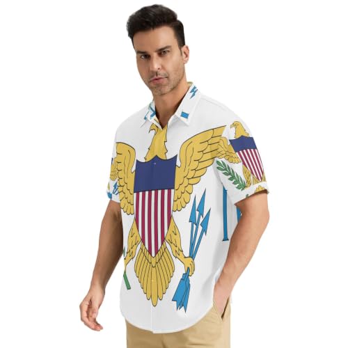 Chemise boutonnée légère GuoChe pour homme idéale en été tropical taille S