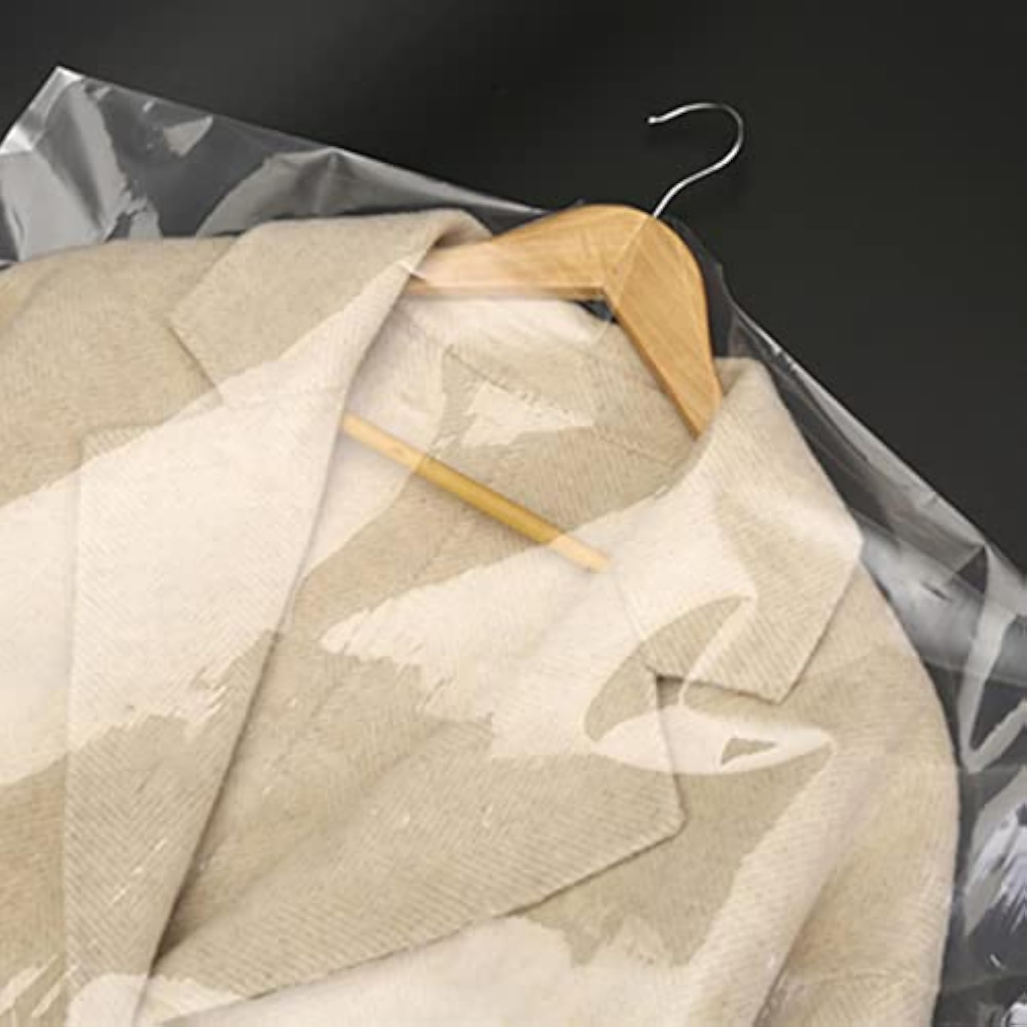 20x Garment Bags Dustproof Covers, 60cmx90cm