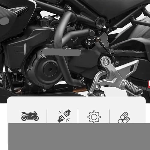 Crash bar 450SR en métal robuste avec protection moteur supérieure