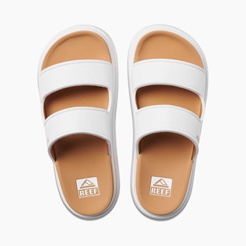 Image of REEF Cushion Bondi 2 Bar Women's Slide Sandal, Lightweight and Supportive Footbed, Water Friendly