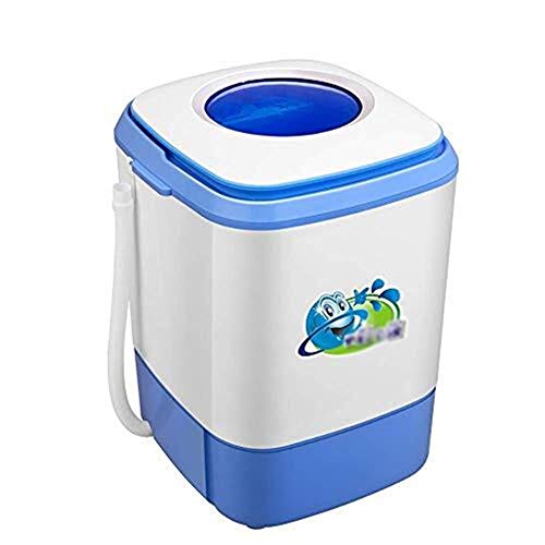 QUZHCP Tragbare Waschmaschine, Mini-Waschmaschine Mit Drehfunktion Und Timer, 6Kg, Zwei Farben Optional (Color : Blue) Cover