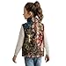 Bulopur Deer Hunting Camo Fleece Vest for Girls Size 11-12 Pink Zipper Polar Fleece Vest with Pockets Cozy Soft Fuzzy Fluffy Outwear Jacket Little Kids Fashion Winter Clothing