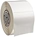 Brady THT-161-423-1 4" Width x 4" Height, B-423 Permanent Polyester, Gloss Finish White BradyBondz Thermal Transfer Printer Label (1000 per Roll)