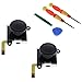 Produktbild REFURBISHHOUSE 2 Satz Links / Rechts Joystick Analog Gamepad Rocker + Kunststoff Werkzeug Zum Aufstossen + Magnetische Schraubendreher Fuer Nintendo Switch Ns Joy-Con Controller