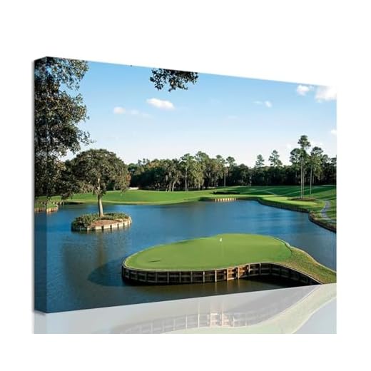 TPC Sawgrass Golf Course Wall Art Canvas