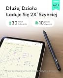 Metapen Stylus A8 Kompatybilny z iPad 2018-2026,2X Szybsze ładowanie,Odrzucanie dłoni, Rysik do iPada 11 A16/10/9/8/7/6,Air 5/4/3/M2/M3/M4,Pro 12,9 cala/11 cali/13 cali M4,M5 Mini 6/5