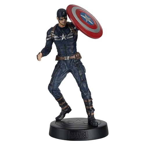 Eaglemoss Marvel Figre & Magazine – Statue Captain américain 14 cm Multicolore