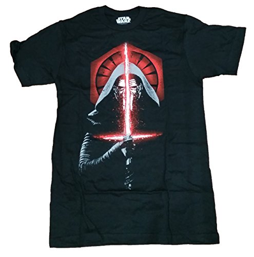 Star Wars Kylo Ren Cross Lightsaber Knights of Ren Licensed Graphic T-Shirt - Medium