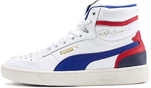 PUMA Kids Boys Mid X Ralph Sampson Lace Up Sneakers Shoes Casual - White - Size 6.5 M