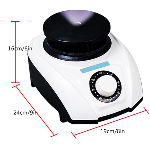 1200 W Mini-elektrische Wasdroger, PTC-warmteopwekkingsdroger, Draagbare Droger met Geluidsarme Technologie, met Roterende Knop, met 180 Minuten Instelbare Timer - Image 3