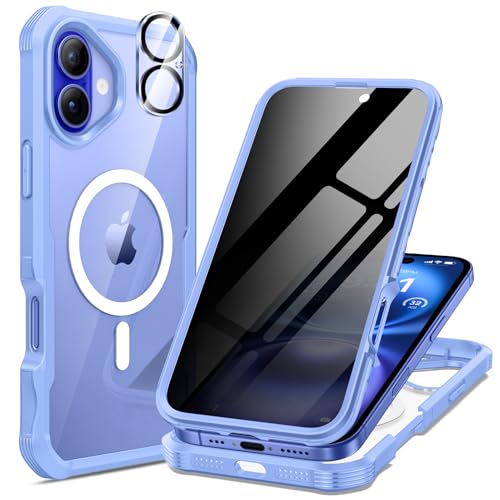 Coque anti espion pour iPhone 16 protège votre vie privée et sécurise l'écran