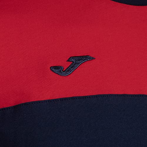 Joma Maglia a Manica Corta Uomo Crew V Blu Navy