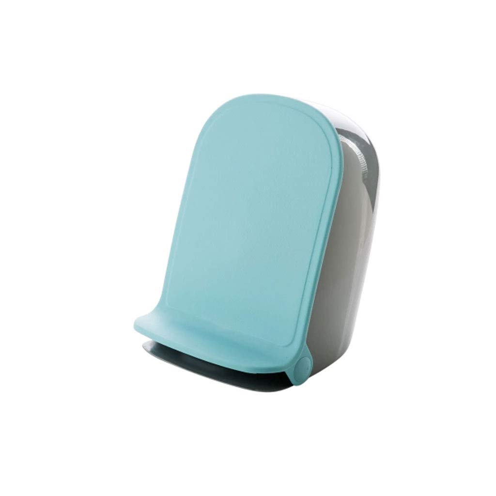 Pedal Long Barrel Trash Can, Inner and Outer Barrel Tilting Trash Can, 22X25X29CM (Color : Blue, Size : 22 * 25 * 29cm)