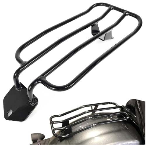 DREOOCAR Motorcycle Luggage Rack Rear Solo Seat Compatible with Honda Rebel CMX1100 CM1100 DCT Accessories 2021 2022 2023 Support Shelf Fender Cargo Rack Top Case Carrier Black
