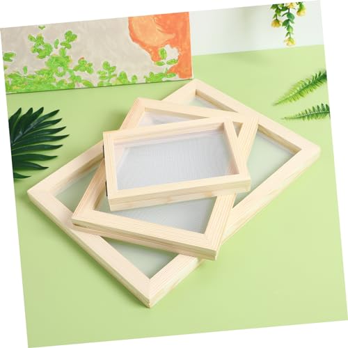 Fabrication de papier bois BELLIFFY à 3 cadres de tailles différentes