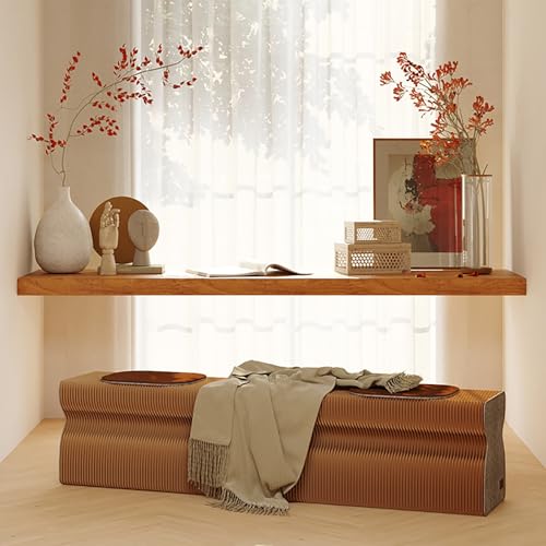 Banc extensible structure alvéolaire tabouret papier pliant blanc