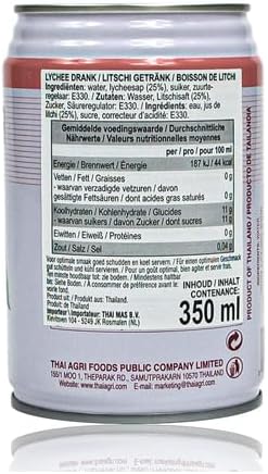 FOCO Lychee Juice, Lychee Juice, Original Sweetness of Fruits, Cold Drinking, For Making Cocktails and Desserts 11.8 fl oz 350 ml x 24 Pieces