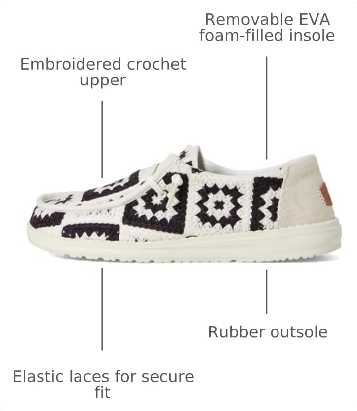 Image of HEYDUDE Wendy Cottage Crochet