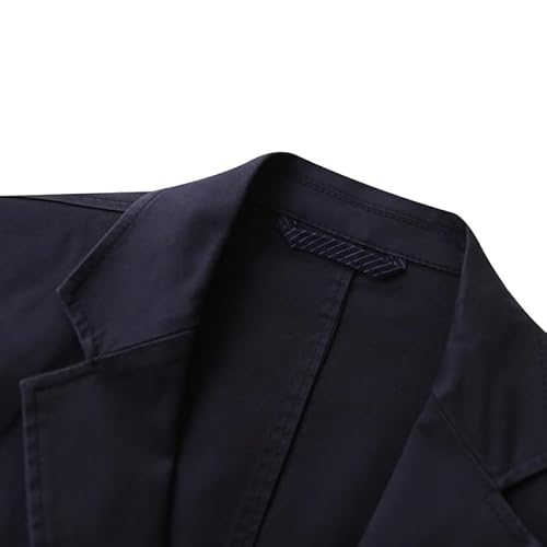 بليزر بقصة عادية للرجال من موباكو، لون كحلي، مقاس XL، موديل SV045