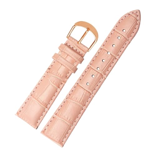 HuanJ 12mm 14mm 16mm 18mm �J�[�t�X�L�����U�[�E�H�b�`�o���h �E�H�b�`�o���h ���f�B�[�X�X�g���b�v �����p �w���p �u���X���b�g(Pink RG,12mm)