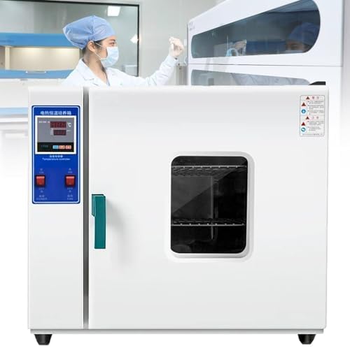 Vacuum Drying Oven, Lab Drying and Heating Oven with Vacuum Gauge and Digital Controller, 16L/43L Capacity, Operating Temperature: 50-280°C
