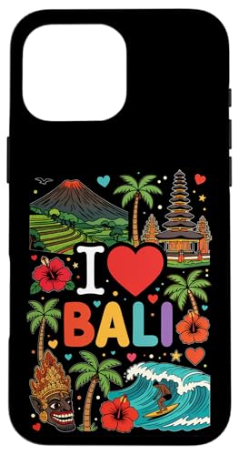 I Love Bali �C���h�l�V�A ���s ���� ���y�Y �X�}�z�P�[�X iPhone 16 Pro Max �p