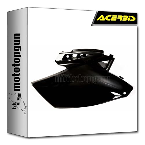 Plaques latérales Acerbis 0013761.090 noires anti-casse pour moto Yamaha YZF 250 2010-2013
