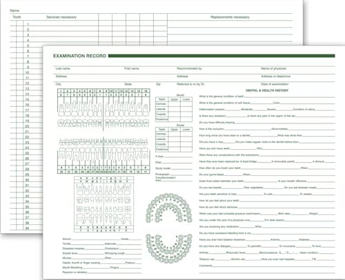 Dental Exam Record