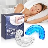 FAOKZE ronquido férula 2 piezas ronquido tapón, ferula descarga bruxismo, ferula descarga,anti ronquidos férula ronquido tapón para anti ronquidos, anti ronquidos férula Ergonómico(Azul, Blanco)