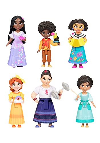 Disney Encanto Doll Figures The Madrigal Family 6-Pack Set Each with an Accessory - Great to Play with The Casa Madrigal