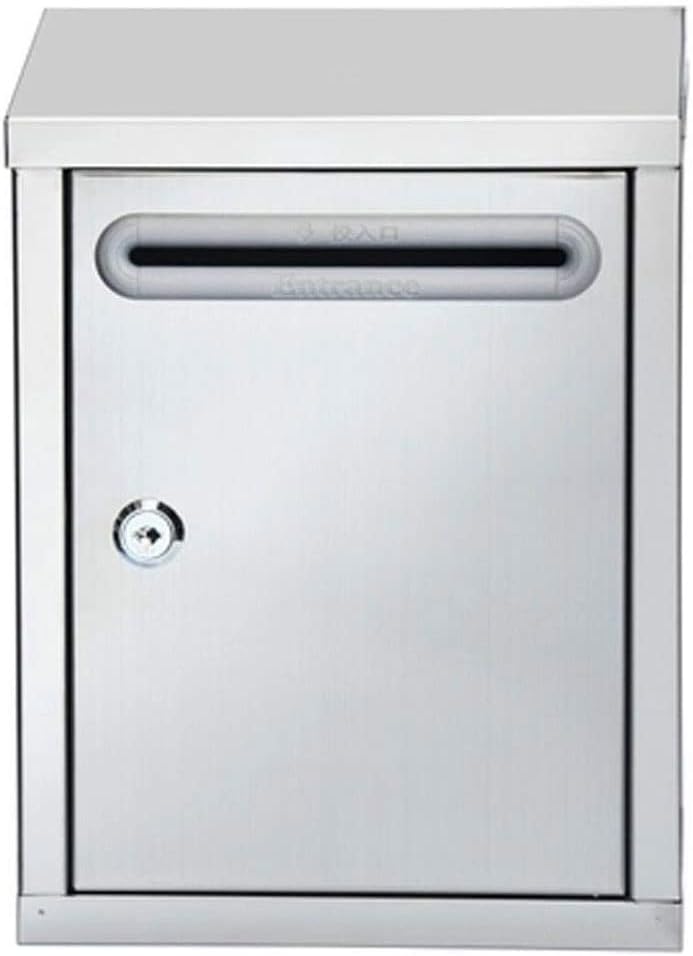 HBJWOV Whitehall Custom Extra Large Mailbox with Monogram and Deluxe Side Mount Post Package - Sand Cast Aluminum