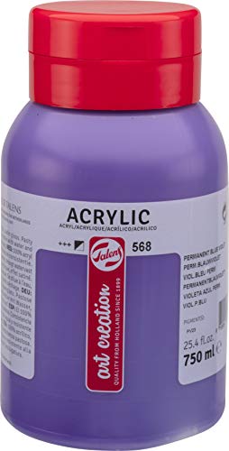 Peinture Acrylique en pot violet bleu 750ml - Royal Talens