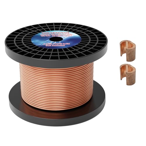Fil de terre solide recuit souple 4 AWG évacue les surtensions grâce au connecteur C intégré