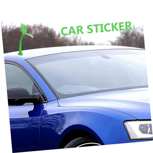 Autocollant 3D voiture arbuste vert pour pare-chocs sans déformation - 6