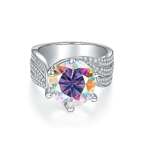 Bagues de fiançailles Moissanite 5ct le bijou idéal pour un oui inoubliable